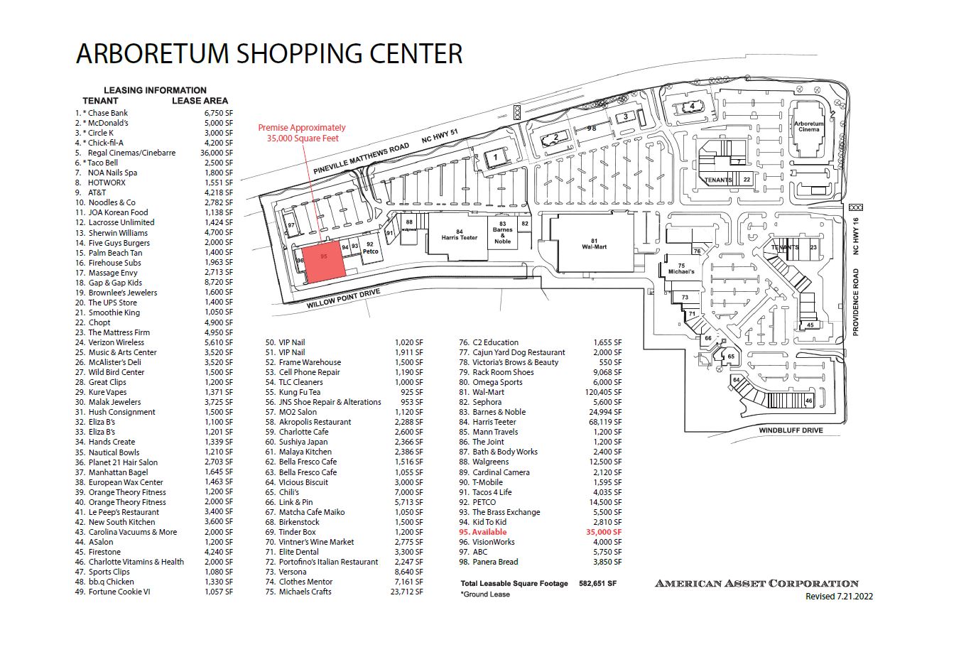 The Arboretum Shopping Center American Asset Corporate