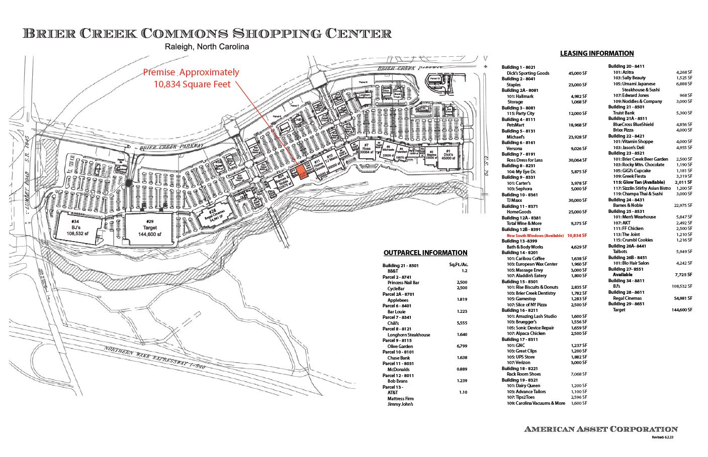 Brier Creek Commons American Asset Corporate